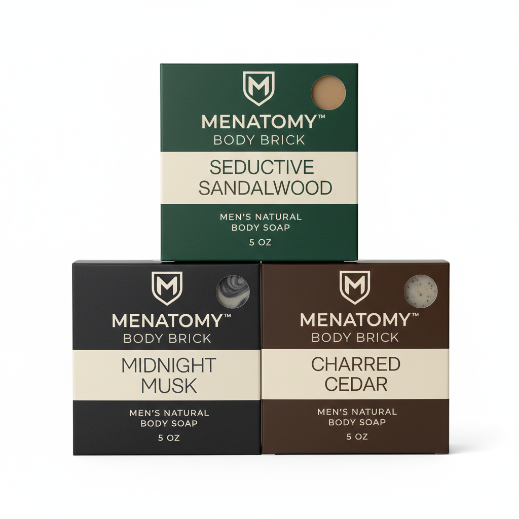 Menatomy Variety 3-Pack: Seductive Sandalwood, Charred Cedar, Midnight Musk